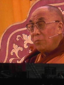 Klausens SERIELLO Der Dalai Lama in Frankfurt 30.7.2009 Commerzbank Arena