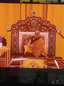 Klausens SERIELLO Der Dalai Lama in Frankfurt 30.7.2009 Commerzbank Arena