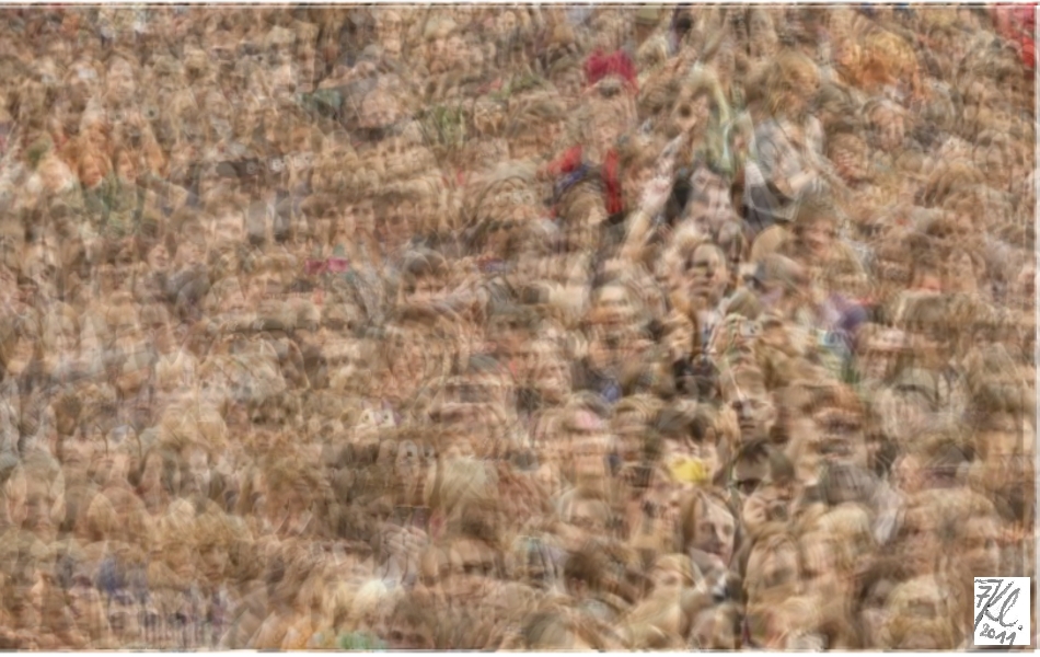 klausens kunst collage so und so viele menschen 6-7-2011